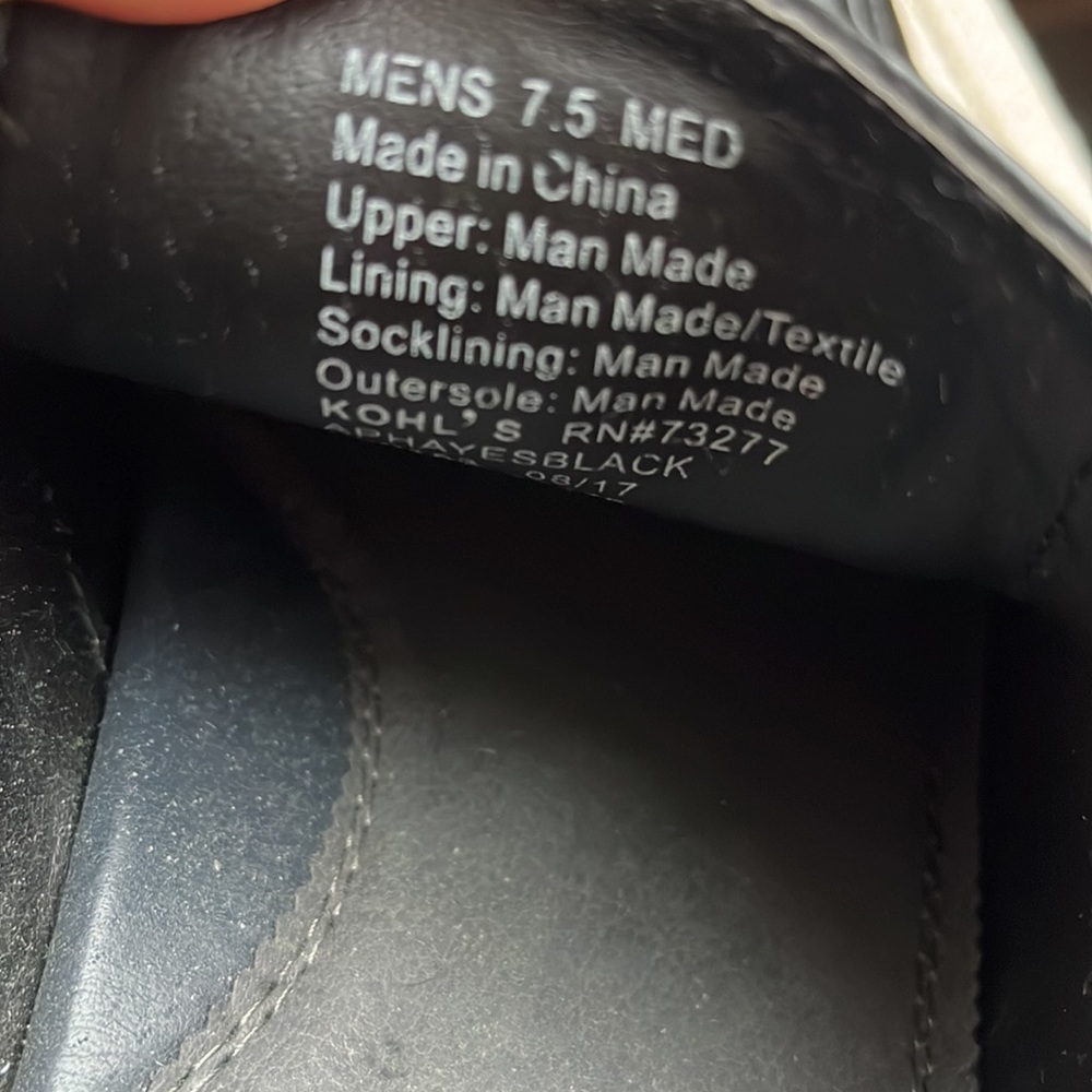 APT. 9 mens dress shoes. Size 7.5. - Picture 7 of 7
